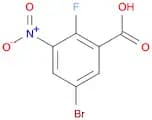 Benzoic acid, 5-bromo-2-fluoro-3-nitro-