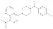 Methanone, (4-chlorophenyl)[4-(8-nitro-5-quinolinyl)-1-piperazinyl]-