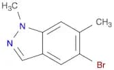 1H-Indazole, 5-bromo-1,6-dimethyl-
