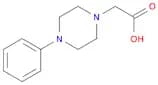 1-Piperazineacetic acid, 4-phenyl-