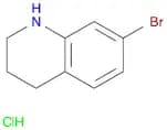 Quinoline, 7-bromo-1,2,3,4-tetrahydro-, hydrochloride (1:1)