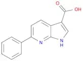 1H-Pyrrolo[2,3-b]pyridine-3-carboxylic acid, 6-phenyl-