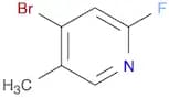 Pyridine, 4-bromo-2-fluoro-5-methyl-