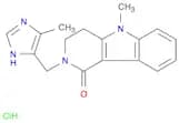 1H-Pyrido[4,3-b]indol-1-one, 2,3,4,5-tetrahydro-5-methyl-2-[(4-methyl-1H-imidazol-5-yl)methyl]-, h…