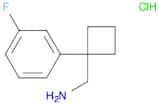 Cyclobutanemethanamine, 1-(3-fluorophenyl)-, hydrochloride (1:1)