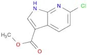 1H-Pyrrolo[2,3-b]pyridine-3-carboxylic acid, 6-chloro-, methyl ester