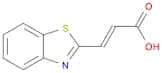 2-Propenoic acid, 3-(2-benzothiazolyl)-, (2E)-