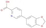 2-Pyridinecarboxylic acid, 5-(1,3-benzodioxol-5-yl)-