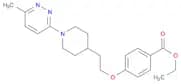 Benzoic acid, 4-[2-[1-(6-methyl-3-pyridazinyl)-4-piperidinyl]ethoxy]-, ethyl ester