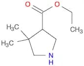 3-Pyrrolidinecarboxylic acid, 4,4-dimethyl-, ethyl ester