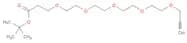 4,7,10,13,16-Pentaoxanonadec-18-ynoic acid, 1,1-dimethylethyl ester
