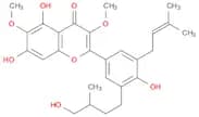 4H-1-Benzopyran-4-one, 5,7-dihydroxy-2-[4-hydroxy-3-(4-hydroxy-3-methylbutyl)-5-(3-methyl-2-buten-…