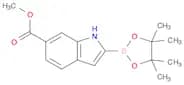 1H-Indole-6-carboxylic acid, 2-(4,4,5,5-tetramethyl-1,3,2-dioxaborolan-2-yl)-, methyl ester