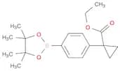 Cyclopropanecarboxylic acid, 1-[4-(4,4,5,5-tetramethyl-1,3,2-dioxaborolan-2-yl)phenyl]-, ethyl est…