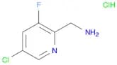 2-Pyridinemethanamine, 5-chloro-3-fluoro-, hydrochloride (1:1)