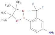4-(4,4,5,5-tetramethyl-1,3,2-dioxaborolan-2-yl)-3-(trifluoromethyl)aniline