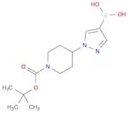 1-Piperidinecarboxylic acid, 4-(4-borono-1H-pyrazol-1-yl)-, 1-(1,1-dimethylethyl) ester