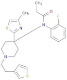 Propanamide, N-(2-fluorophenyl)-N-[4-(4-methyl-2-thiazolyl)-1-[2-(3-thienyl)ethyl]-4-piperidinyl]-