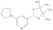 Pyridine, 3-(1-pyrrolidinyl)-5-(4,4,5,5-tetramethyl-1,3,2-dioxaborolan-2-yl)-