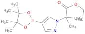 1H-Pyrazole-1-acetic acid, α,α-dimethyl-4-(4,4,5,5-tetramethyl-1,3,2-dioxaborolan-2-yl)-, ethyl es…