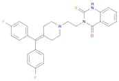 4(1H)-Quinazolinone, 3-[2-[4-[bis(4-fluorophenyl)methylene]-1-piperidinyl]ethyl]-2,3-dihydro-2-thi…