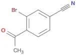 Benzonitrile, 4-acetyl-3-bromo-