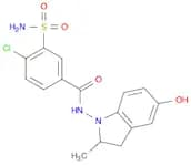 Benzamide, 3-(aminosulfonyl)-4-chloro-N-(2,3-dihydro-5-hydroxy-2-methyl-1H-indol-1-yl)-