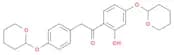 Ethanone, 1-[2-hydroxy-4-[(tetrahydro-2H-pyran-2-yl)oxy]phenyl]-2-[4-[(tetrahydro-2H-pyran-2-yl)ox…