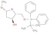 β-D-erythro-Pentofuranoside, methyl 2-deoxy-5-O-[(1,1-dimethylethyl)diphenylsilyl]-