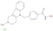 Benzamide, N-hydroxy-4-[(1,2,3,4-tetrahydro-2-methyl-5H-pyrido[4,3-b]indol-5-yl)methyl]-, hydrochl…