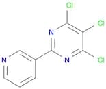 Pyrimidine, 4,5,6-trichloro-2-(3-pyridinyl)-