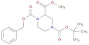 1,2,4-Piperazinetricarboxylic acid, 4-(1,1-dimethylethyl) 2-methyl 1-(phenylmethyl) ester