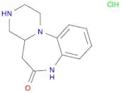 Pyrazino[1,2-a][1,5]benzodiazepin-6(7H)-one, 1,2,3,4,4a,5-hexahydro-, hydrochloride (1:2)