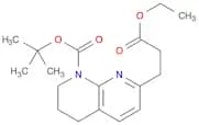1,8-Naphthyridine-2-propanoic acid, 8-[(1,1-dimethylethoxy)carbonyl]-5,6,7,8-tetrahydro-, ethyl es…