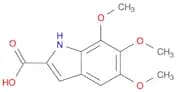 1H-Indole-2-carboxylic acid, 5,6,7-trimethoxy-
