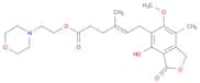 4-Hexenoic acid, 6-(1,3-dihydro-4-hydroxy-6-methoxy-7-methyl-3-oxo-5-isobenzofuranyl)-4-methyl-, 2…