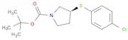 1-Pyrrolidinecarboxylic acid, 3-[(4-chlorophenyl)thio]-, 1,1-dimethylethyl ester, (3S)-