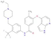 Benzamide, N-[4-[(4-ethyl-1-piperazinyl)methyl]-3-(trifluoromethyl)phenyl]-4-methyl-3-(1H-pyrrolo[…