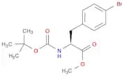 Phenylalanine, 4-bromo-N-[(1,1-dimethylethoxy)carbonyl]-, methyl ester