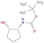 Carbamic acid, N-[(1R,2S)-2-hydroxycyclopentyl]-, 1,1-dimethylethyl ester