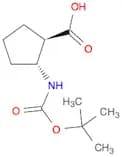Cyclopentanecarboxylic acid, 2-[[(1,1-dimethylethoxy)carbonyl]amino]-, (1R,2R)-rel-