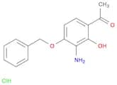 Ethanone, 1-[3-amino-2-hydroxy-4-(phenylmethoxy)phenyl]-, hydrochloride (1:1)