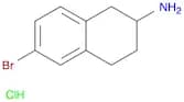 2-Naphthalenamine, 6-bromo-1,2,3,4-tetrahydro-, hydrochloride (1:1)