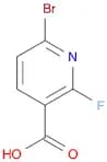 3-Pyridinecarboxylic acid, 6-bromo-2-fluoro-