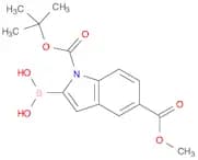1H-Indole-1,5-dicarboxylic acid, 2-borono-, 1-(1,1-dimethylethyl) 5-methyl ester