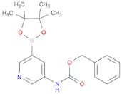 Carbamic acid, N-[5-(4,4,5,5-tetramethyl-1,3,2-dioxaborolan-2-yl)-3-pyridinyl]-, phenylmethyl ester