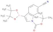 1H-Indole-1-carboxylic acid, 6-cyano-3-(4,4,5,5-tetramethyl-1,3,2-dioxaborolan-2-yl)-, 1,1-dimethy…