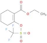 1-Cyclohexene-1-carboxylic acid, 2-[[(trifluoromethyl)sulfonyl]oxy]-, ethyl ester