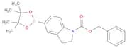1H-Indole-1-carboxylic acid, 2,3-dihydro-5-(4,4,5,5-tetramethyl-1,3,2-dioxaborolan-2-yl)-, phenylm…