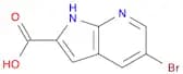 1H-Pyrrolo[2,3-b]pyridine-2-carboxylic acid, 5-bromo-